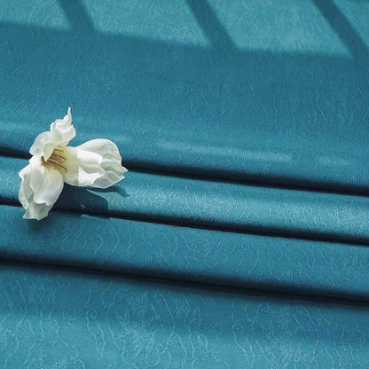 Rayon Jacquard Fabric, Turquoise Wild-Goose & Reed Hanfu Cloth