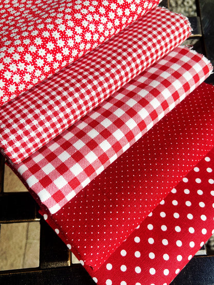 Cotton Polka Dot & Check Fabric, for Shirts & Cushions