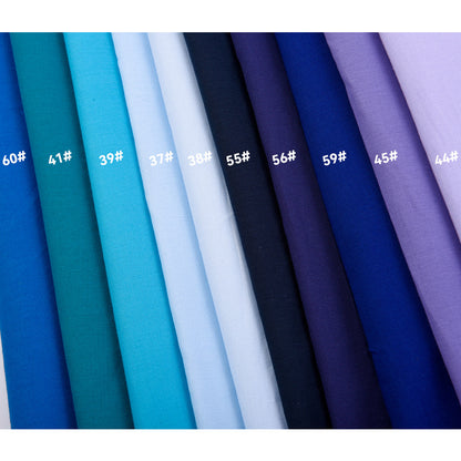 Classic Cotton Fabric - Apparel & Dress by the Yard - 60# Lake Blue