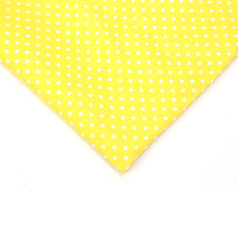 Floral Polyester Fabric - Bags & Craft by the Yard - Yellow