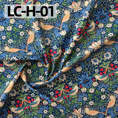 Floral Cotton Plain Fabric - Shirt & Dress by the Yard - LC-H-01