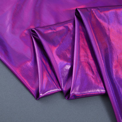 Iridescent Stretch Stage Fabric, for Backdrops & Costumes - Purple