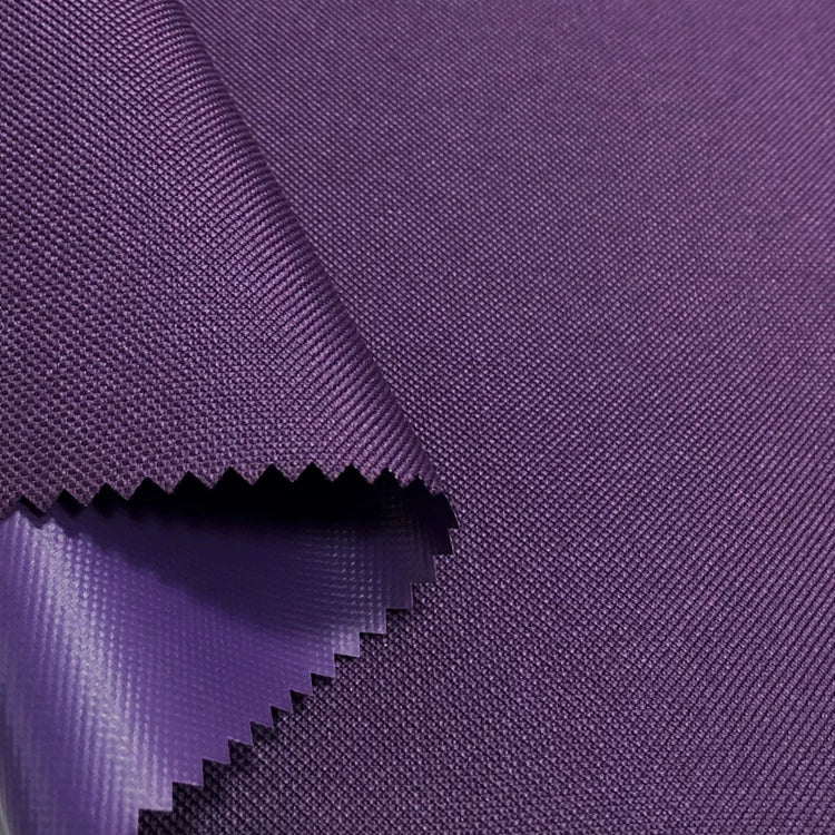 600D Oxford Fabric, Waterproof PVC Coated for Tents & Bags - Purple