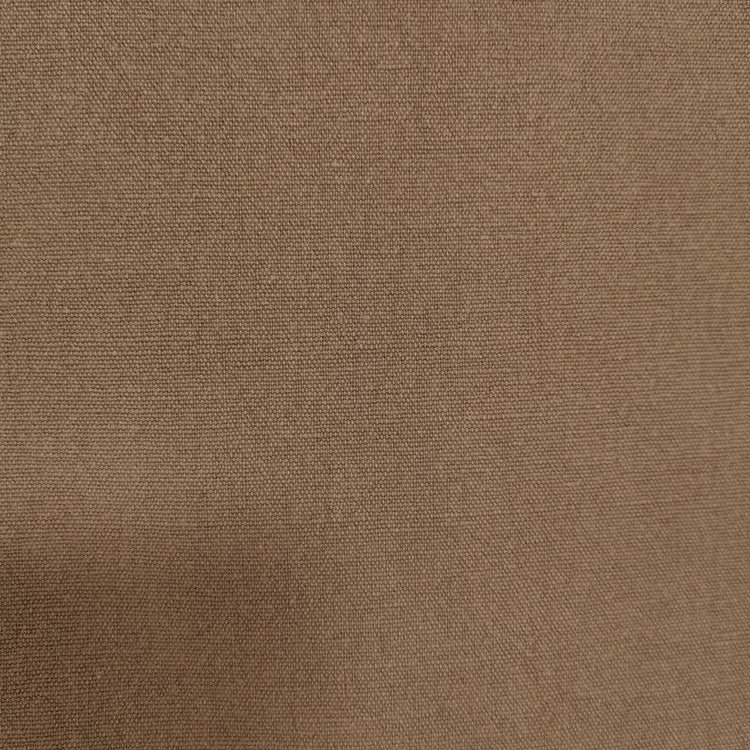 Heavy Linen Cotton Fabric, Solid, 55 in Wide - Khaki