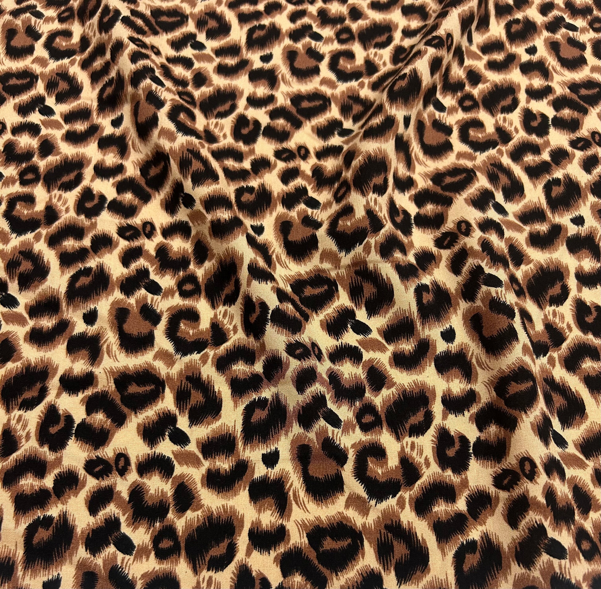 Rayon Fabric, Classic Leopard Print, for Dresses & Pants