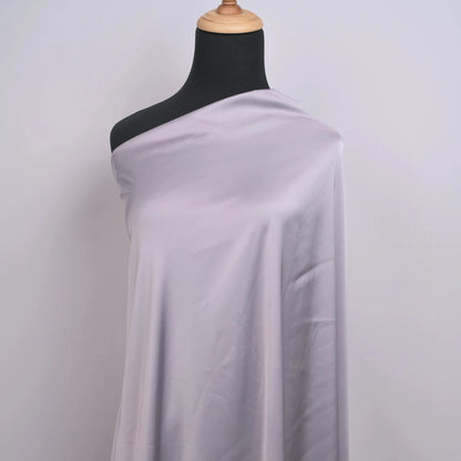 High-Stretch Satin Chiffon Fabric, 9 Colors for Loungewear, Shirts & Sleepwear - Light Grey