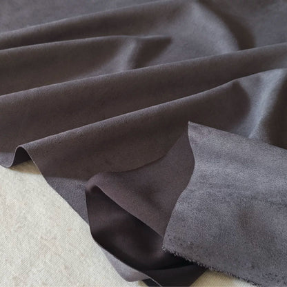 Stretch Suede Fabric, 23 Colors for Jackets, DIY Bags & Sofa Covers - Dark Grey 28#