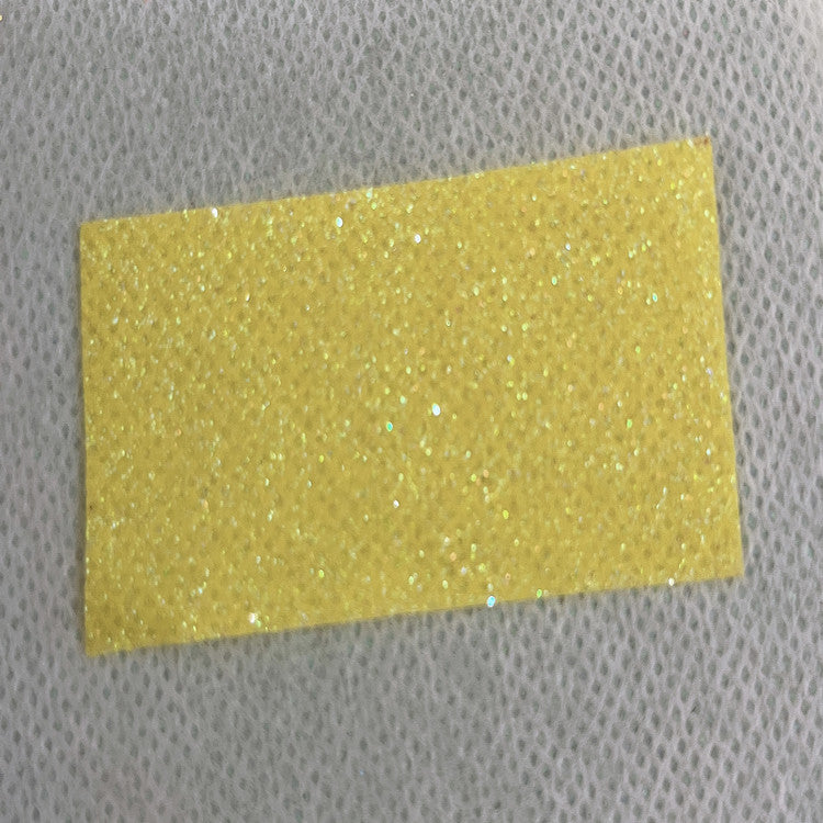 Chunky Glitter Fabric By The Yard | 25 Colors, 59" Wide for Wedding Decor & Hand Craft - Iridescent Gold