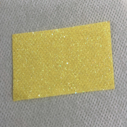 Chunky Glitter Fabric By The Yard | 25 Colors, 59" Wide for Wedding Decor & Hand Craft - Iridescent Gold