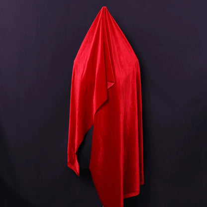 Silky Velvet Fabric, 20 Colors for Dresses, Qipao & DIY - Rose Red