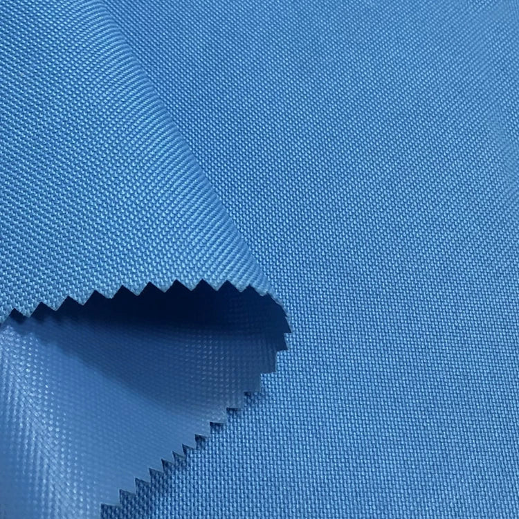600D Oxford Fabric, Waterproof PVC Coated for Tents & Bags - Sky Blue