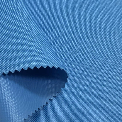 600D Oxford Fabric, Waterproof PVC Coated for Tents & Bags - Sky Blue