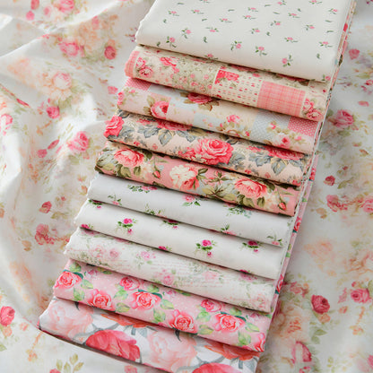 Floral Poplin Cotton Fabric - Shirt & Dress by the Yard