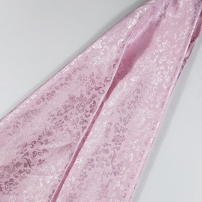 All-Over Dragon Satin Fabric By The Yard | 17 Colors, 47" Wide for Hanfu & Home Decor - Pink