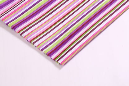 Floral Polyester Fabric - Table Linen & Craft by the Yard - Purple