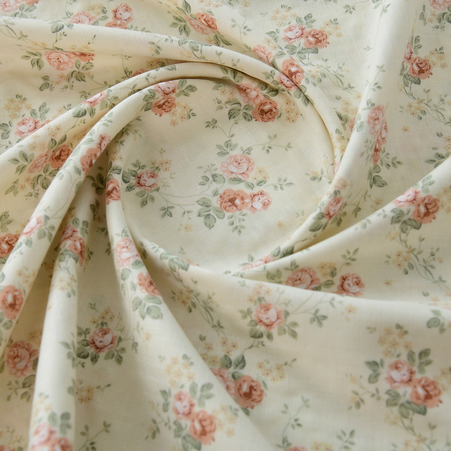 Floral Double Gauze Cotton Fabric - Home Decor & Apparel by the Yard - Tile Eaves Floral Affair