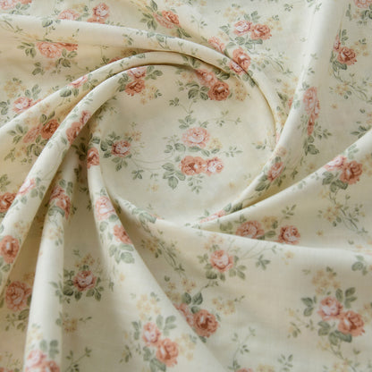 Floral Double Gauze Cotton Fabric - Home Decor & Apparel by the Yard - Tile Eaves Floral Affair