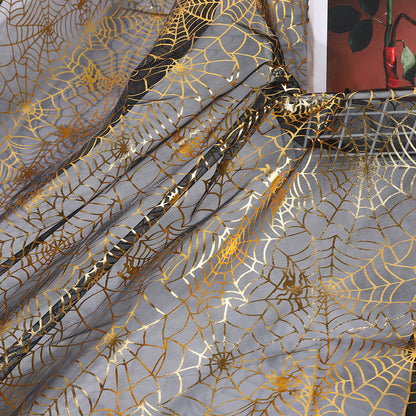 Spider Web Mesh Fabric by the Yard - Halloween Costume & Decor
