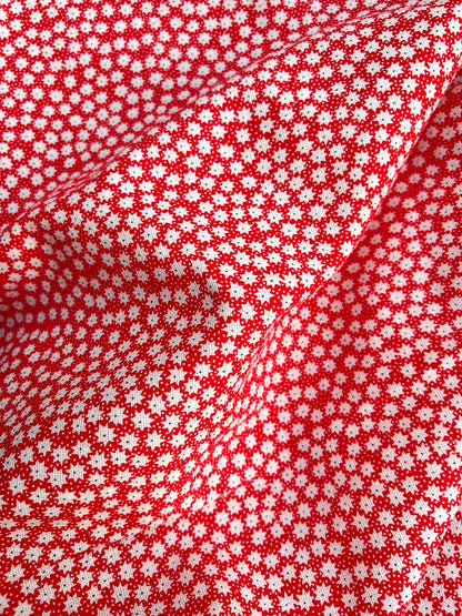 Cotton Polka Dot & Check Fabric, for Shirts & Cushions - Small Floral