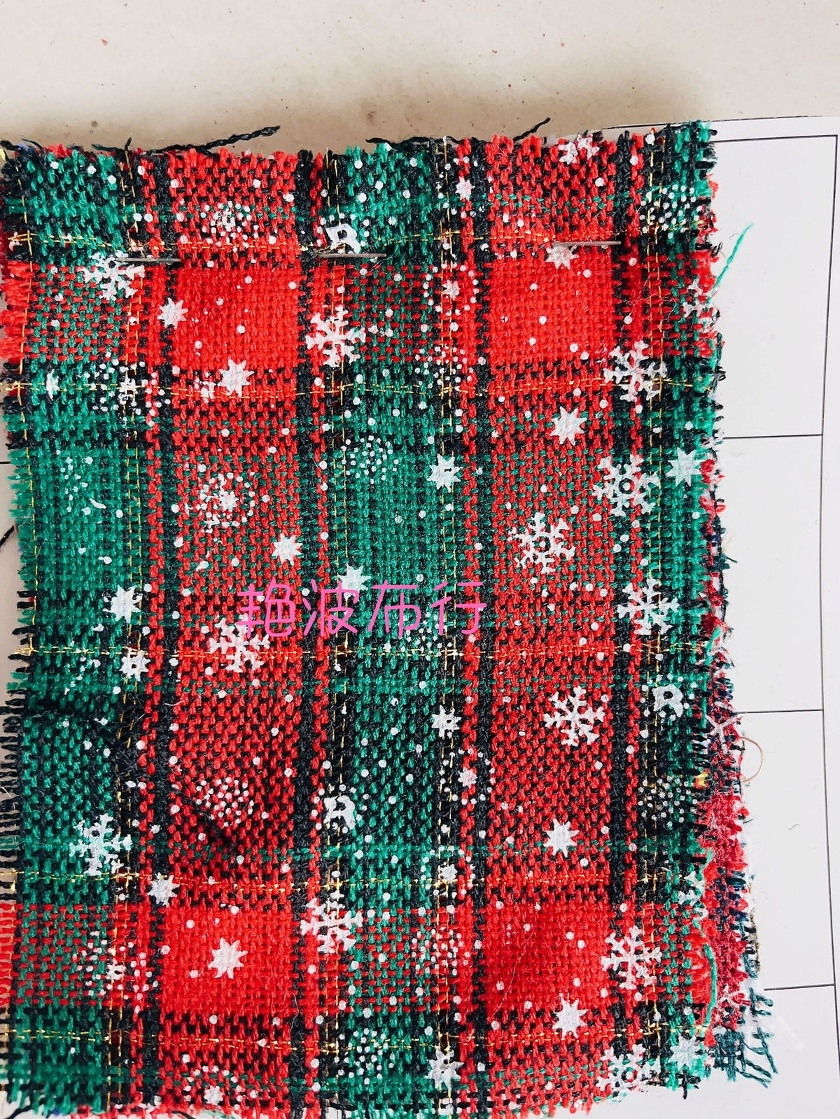 Christmas Plaid Fabric By The Yard | 13 Colors, 55" Wide for Holiday Decor & Christmas Craft - 12# Red