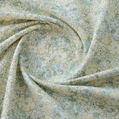 Floral Double Gauze Cotton Fabric - Home Decor & Apparel by the Yard - Vine Weaving Spring