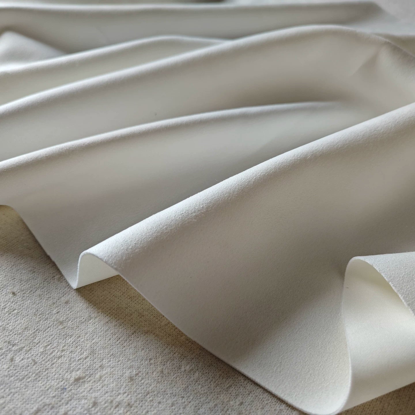 Stretch Suede Fabric, 23 Colors for Jackets, DIY Bags & Sofa Covers - White 54#