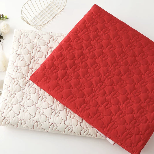 Bunny Quilted Fabric, Cute for Coats & DIY, 51 in Wide