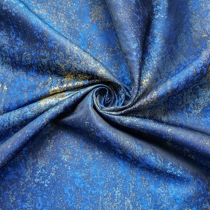Gold Metallic Yarn Jacquard Fabric - Apparel & Decor by the Yard
