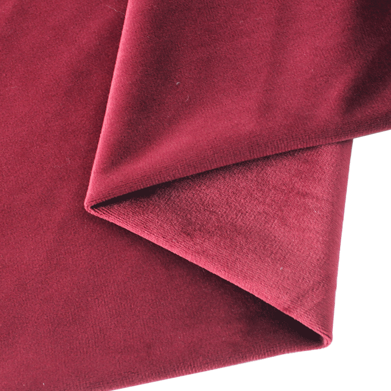 Thickened Velvet Fabric, 17 Colors for Sofa Covers, Curtains & Pillows - Crimson
