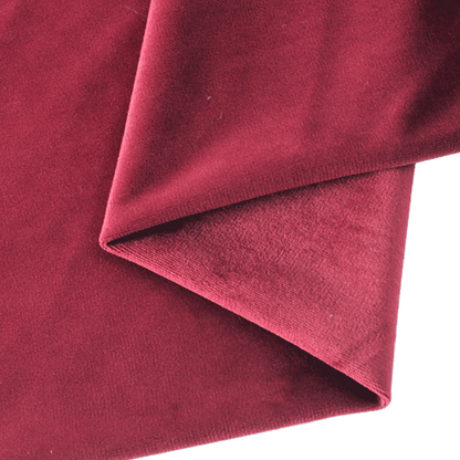 Thickened Velvet Fabric, 17 Colors for Sofa Covers, Curtains & Pillows - Crimson