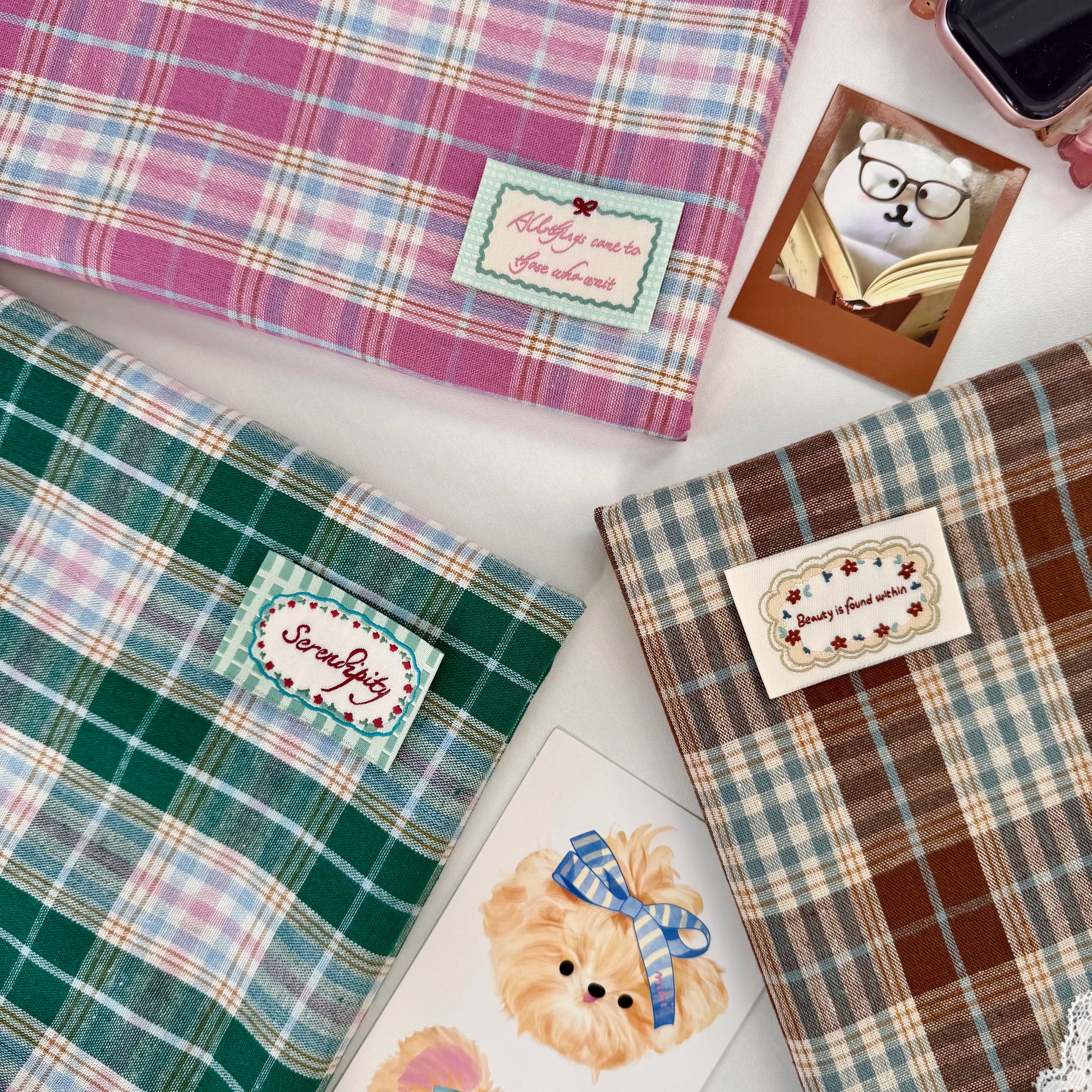 Yarn-Dyed Cotton Plaid Fabric, Korean Style, for Garments, Bags & Scrunchies