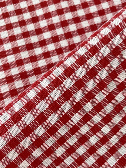 Cotton Gingham Check Fabric, for Shirts & Cushions