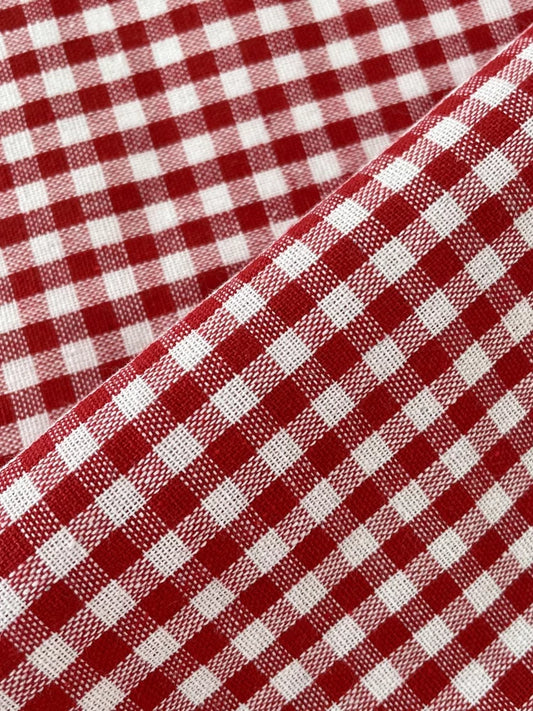 Cotton Gingham Check Fabric, for Shirts & Cushions