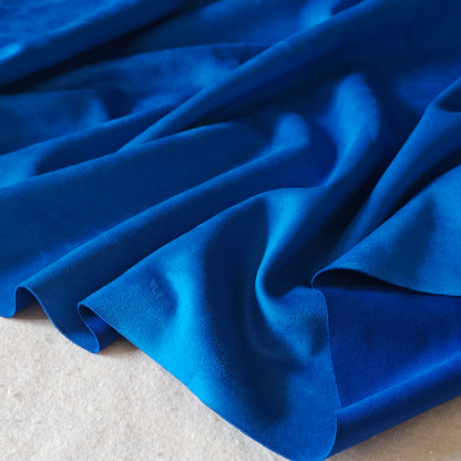 Stretch Suede Fabric, 23 Colors for Jackets, DIY Bags & Sofa Covers - Royal Blue 94#