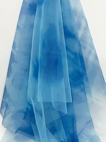 Ombre Soft Net Fabric, Gradient Sheer Mesh for Classroom & Crafts