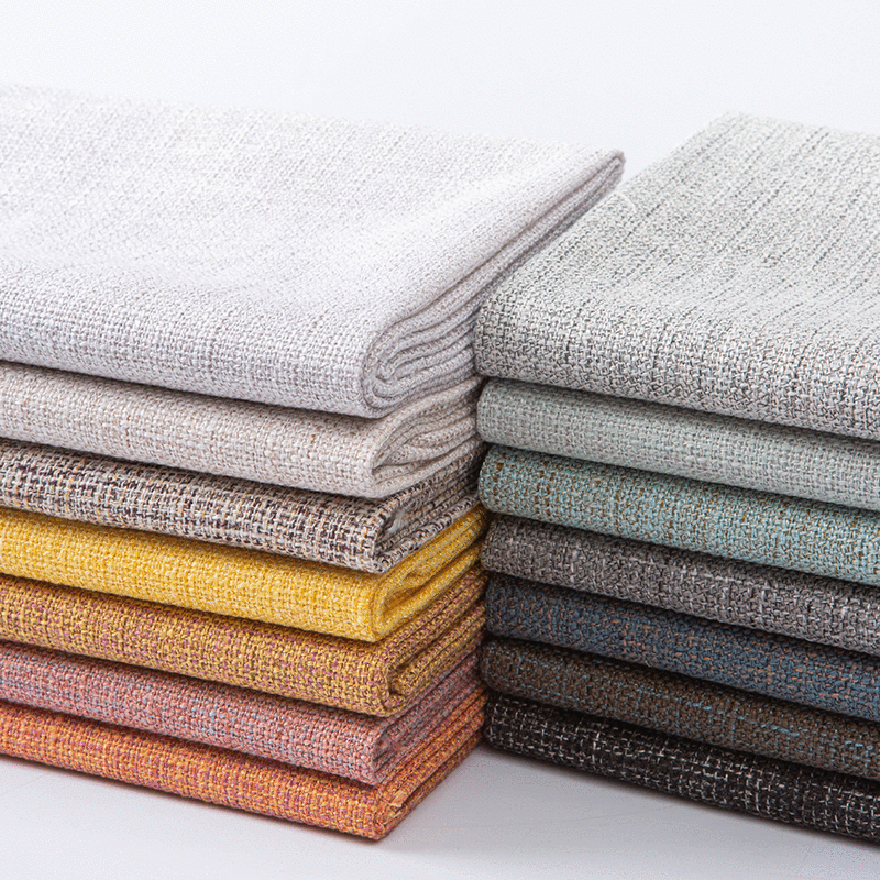 Linen-Look Fabric, Textured Solid, for Sofas, Curtains & Tablecloths