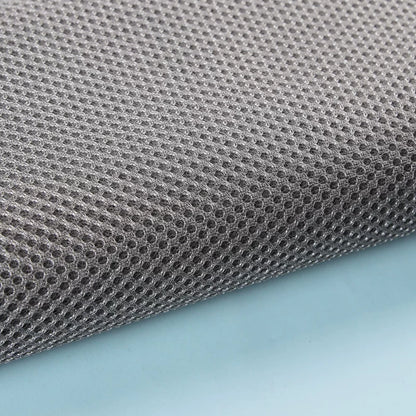 3D Mesh Fabric, Breathable 3-Layer, for Crib Rails, Sofa Covers & Sneakers - Medium Gray