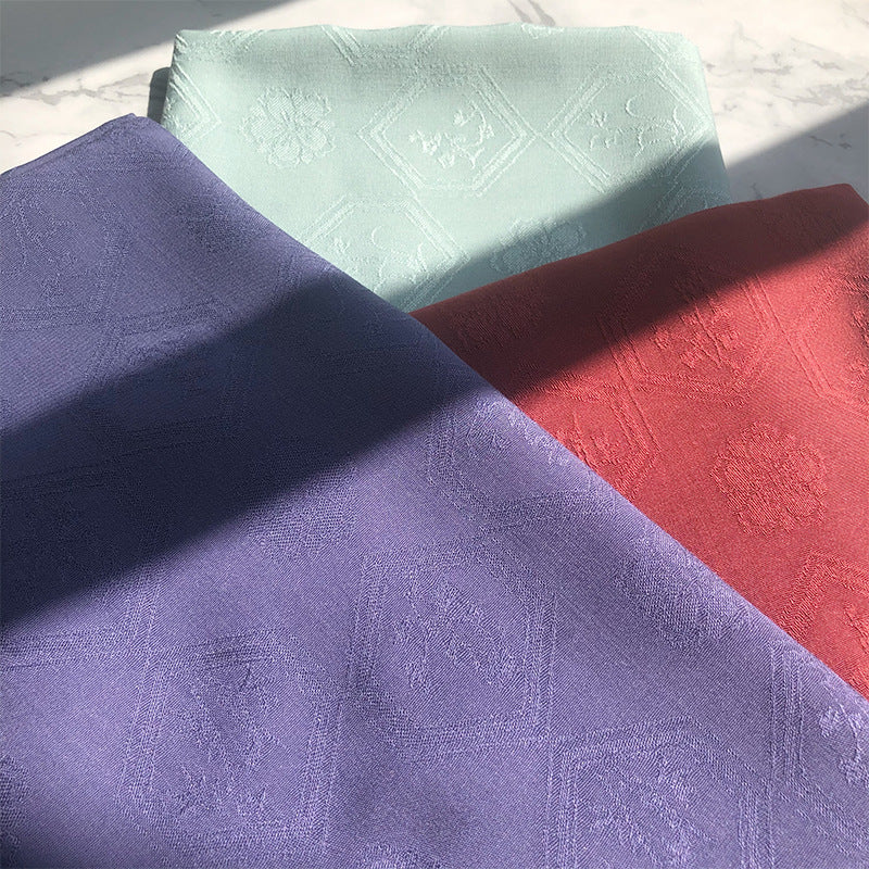 Rayon Floral Jacquard Fabric, for Hanfu & Qipao