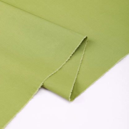 Cotton Poplin Shirting Fabric, 40s for Shirts, 59 in Wide - Avocado Green