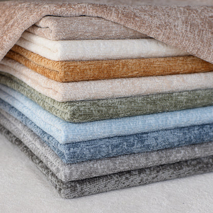 Chenille Upholstery Fabric by the Yard - Thick Sofa & Pillow
