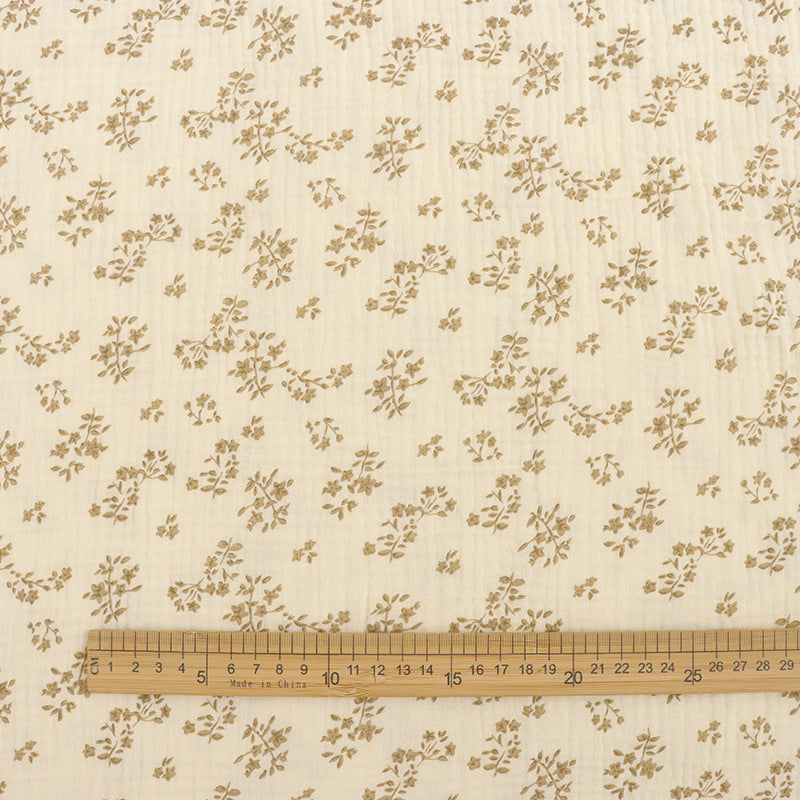 Cotton Double Gauze Fabric, Floral & novelty Prints (5) - Small Floral 1