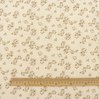 Cotton Double Gauze Fabric, Floral & novelty Prints (5) - Small Floral 1
