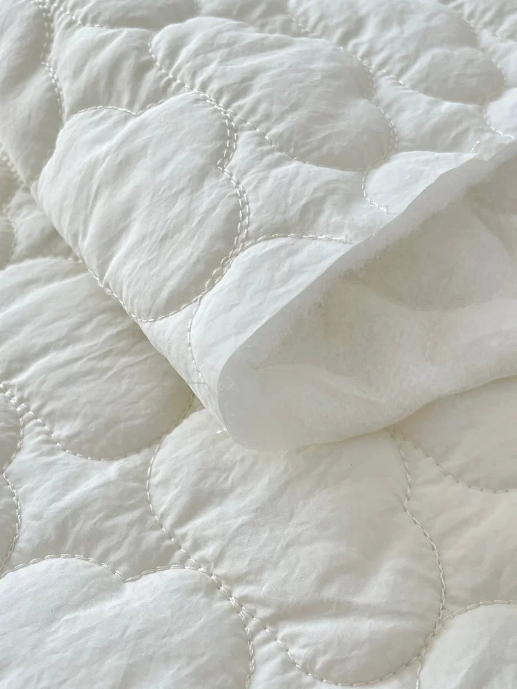 Cloud Quilted Fabric, Plush for Apparel & DIY, 51 in Wide