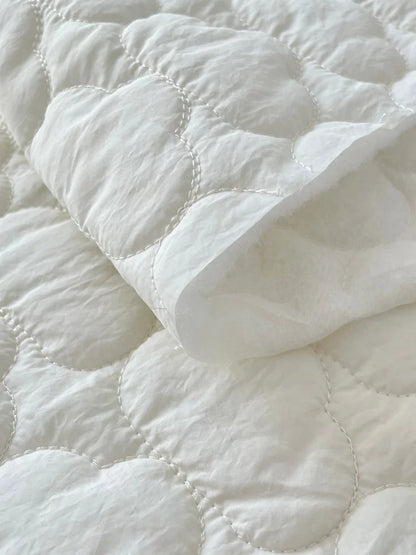 Cloud Quilted Fabric, Plush for Apparel & DIY, 51 in Wide