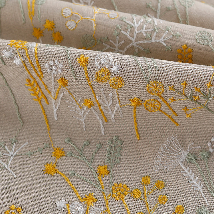 Ramie Cotton Embroidery Fabric, 8oz, 48 in Wide