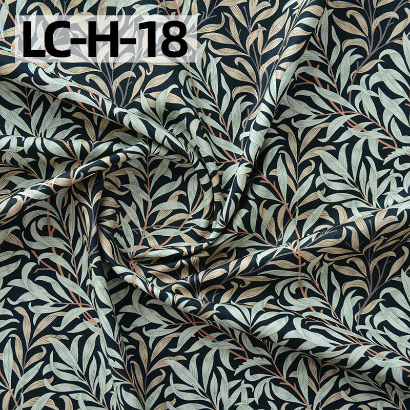 Floral Cotton Plain Fabric - Shirt & Dress by the Yard - LC-H-18