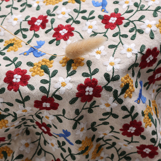 Hummingbird Garden Embroidered - 1