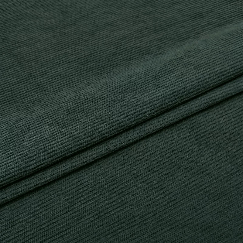 Stretch Corduroy Fabric, 22 Colors for Shirts, Trousers & Sofa Covers - Dark Green