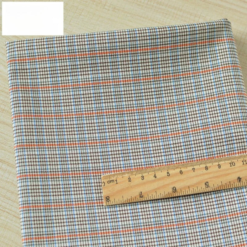 Vintage Houndstooth Stretch TR Suiting Fabric, Wrinkle-Resistant Cloth for Pants & Coats - Houndstooth J