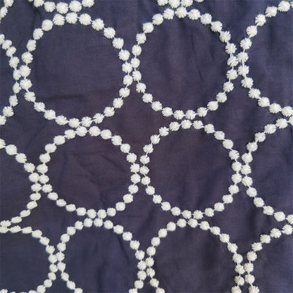 Ramie Cotton Embroidery Fabric, 55 in Wide